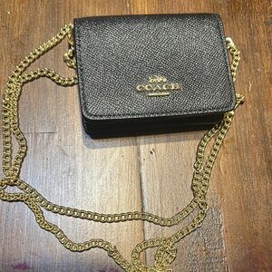 Coach Mini Wallet On A Chain